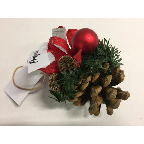 Pigna decorata profumata - 6 pezzi 